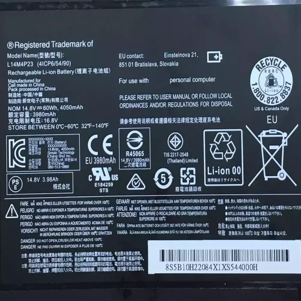 Baterija za Prijenosno računalo LENOVO L14M4P23 - Image 3