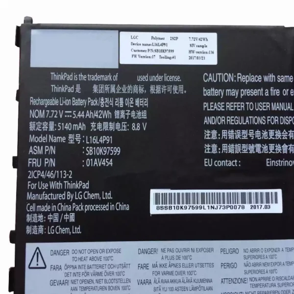 Baterija za Prijenosno računalo LENOVO SB10K97599 - Image 3