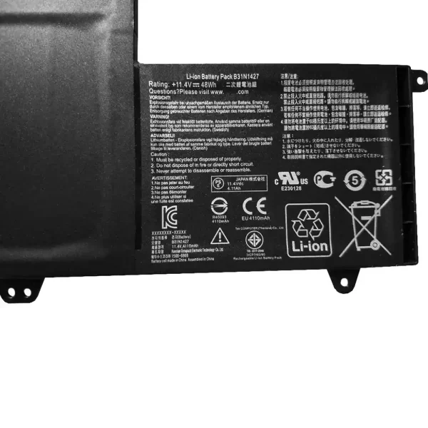 Baterija za Prijenosno računalo ASUS B31N1427 - Image 3