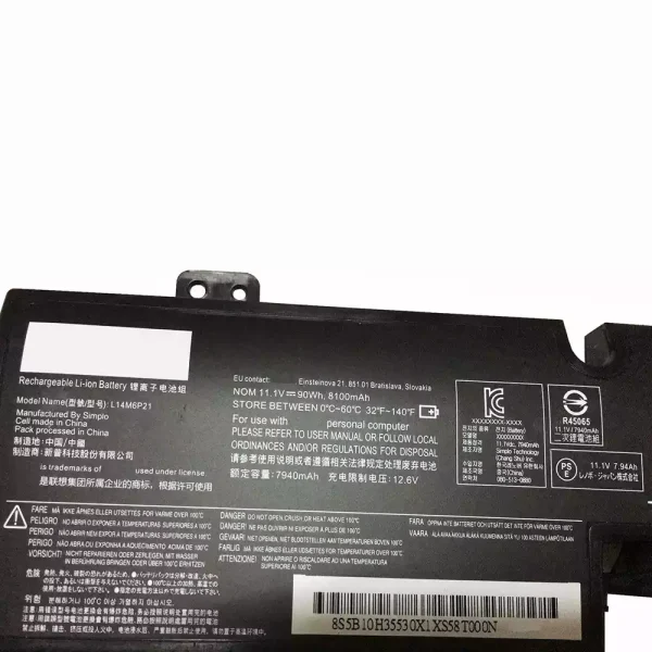 Baterija za Prijenosno računalo LENOVO L14M6P21 - Image 3