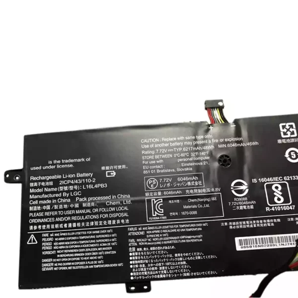 Baterija za Prijenosno računalo LENOVO L16L4PB3,L16C4PB3 - Image 3