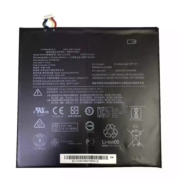 Baterija za Prijenosno računalo LENOVO IdeaPad Miix 320-10ICR,Miix 325-10ICR