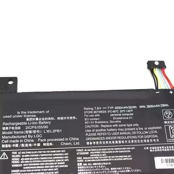 Baterija za Prijenosno računalo LENOVO L16L2PB1,L16C2PB2 - Image 3