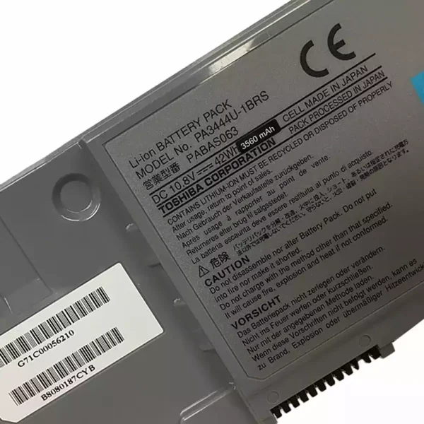 Baterija za Prijenosno računalo Toshiba Portege R200,R200-110,R200-S234 - Image 3