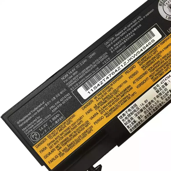 Baterija za Prijenosno računalo LENOVO 42T4763,42T4764 - Image 3