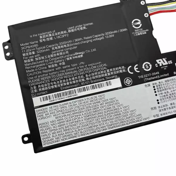 Baterija za Prijenosno računalo LENOVO L18C3PF2,L18D3PF1 - Image 3