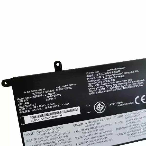 Baterija za Prijenosno računalo LENOVO L17C6P71,L17M6P71 - Image 3