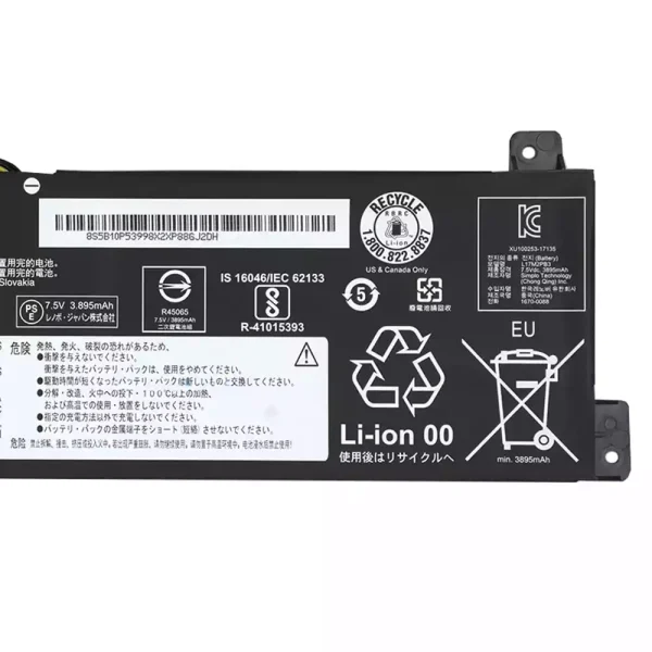 Baterija za Prijenosno računalo LENOVO L17M2PB3 L17M2PB4 - Image 4