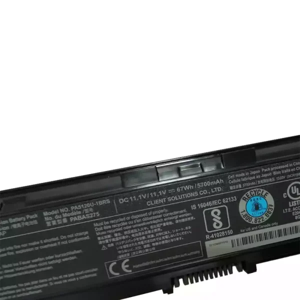 Baterija za Prijenosno računalo TOSHIBA PA5120U-1BRS PABAS275 - Image 3