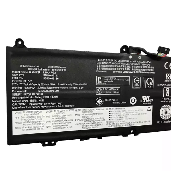 Baterija za Prijenosno računalo LENOVO L19L4PG2 L19M4PG2 - Image 3