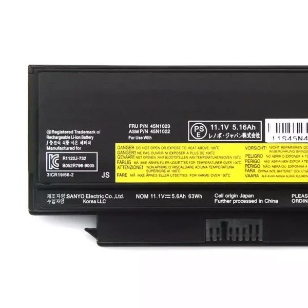 Baterija za Prijenosno računalo LENOVO 45N1022 45N1023 45N1024 45N1025 - Image 3