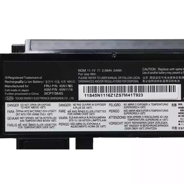 Baterija za Prijenosno računalo LENOVO 45N1119 45N1118 45N1765 45N1116 X230S X240S - Image 3