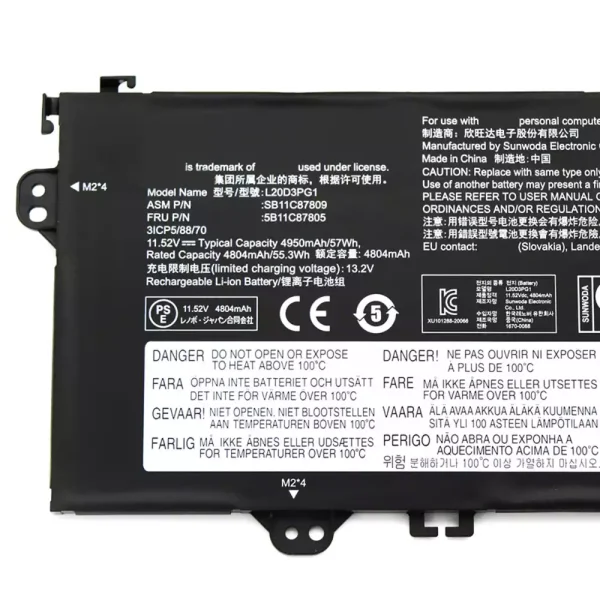 Baterija za Prijenosno računalo LENOVO Vilboz14,SB11B36303 SB11B36307 5B11C87807 - Image 3