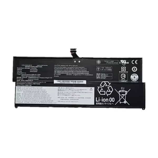 Baterija za Prijenosno računalo LENOVO ThinkPad X12 Detachable Gen 1, 5B10Z26480 SB10Z26484