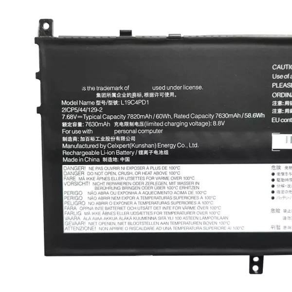 Baterija za Prijenosno računalo LENOVO L19C4PD1 L19M4PD1 L19L4PD1,Yoga C640-13IML - Image 3