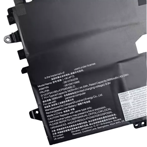 Baterija za Prijenosno računalo LENOVO Thinkpad X1 Titanium,SB10T83208 SB10T83209 5B10W13965 5B10W13966 - Image 3