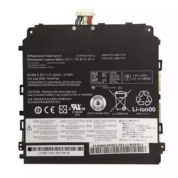 Baterija za Tablet LENOVO 45N1718,45N1719