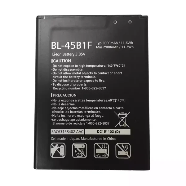 Pametni telefon Baterija BL-45B1F za LG V10,H900,H901,VS990,LS775,Stylo2,F600S,F600K,F600L