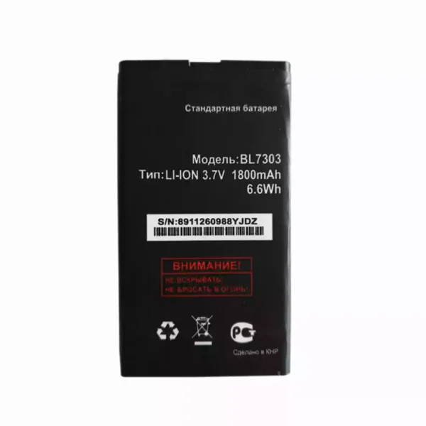 Pametni telefon Baterija BL7303 za FLY TS107