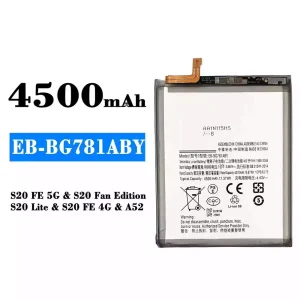 Pametni telefon Baterija EB-BG781ABY za Samsung Galaxy A52/S20 FE 5G/S20 Fan Edition/S20 Lite/S20 FE 4G