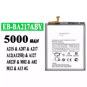Pametni telefon Baterija EB-BA217ABY za Samsung A21S/A207/A217/A12(A125H)/A127/A022F/M02/A02/M12/A13 4G