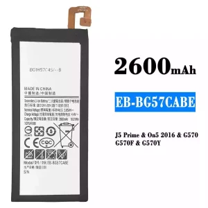 Pametni telefon Baterija EB-BG57CABE za Samsung J5 Prime