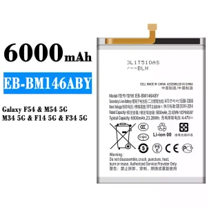 Pametni telefon Baterija EB-BM146ABY za Samsung Galaxy F54/M54 5G/M34 5G/F14 5G/F34 5G