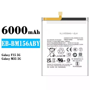 Pametni telefon Baterija EB-BM156ABY za Samsung Galaxy F15 5G/Galaxy M35 5G