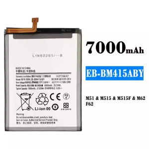 Pametni telefon Baterija EB-BM415ABY za Samsung M51,M62,F62