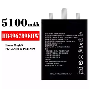 Pametni telefon Baterija HB496789EHW za HUAWEI Honor Magic 5
