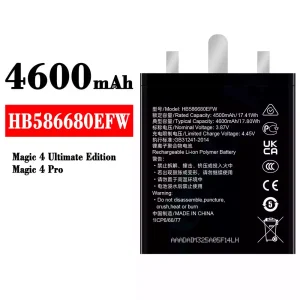 Pametni telefon Baterija HB586680EFW za HUAWEI Magic 4 Ultimate Edition / Magic 4 Pro