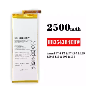 Pametni telefon Baterija HB3543B4EBW za HUAWEI P7