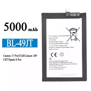 Pametni telefon Baterija BL-49JT za Tecno Camon 17 Pro / Camon 18P / Spark 8 Pro