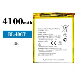 Pametni telefon Baterija BL-40GT za Tecno 1704