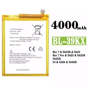Pametni telefon Baterija BL-39KX za Infinix Hot 7 / Hot 7 Pro