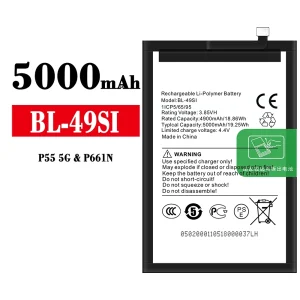 Pametni telefon Baterija BL-49SI za ITEL P55 5G