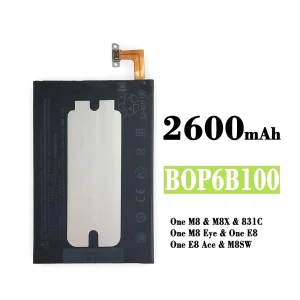 Pametni telefon Baterija B0P6B100 BOP6B100 za HTC One M8 / One E8