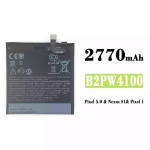 Pametni telefon Baterija B2PW4100 za Google Pixel 5.0 / Nexus S1 / Pixel 1