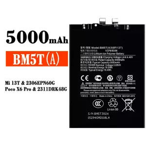 Pametni telefon Baterija BM5T za Xiaomi Mi 13T / Poco X6 Pro