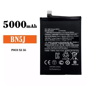 Pametni telefon Baterija BN5J za Xiaomi POCO X5 5G