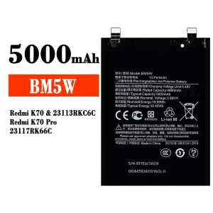 Pametni telefon Baterija BM5W za Xiaomi Redmi K70 / Redmi K70 Pro