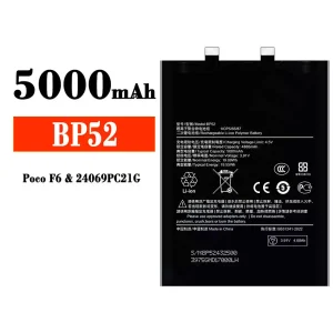 Pametni telefon Baterija BP52 za Xiaomi Poco F6
