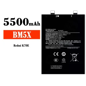 Pametni telefon Baterija BM5X za Xiaomi Redmi K70E