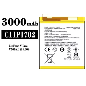 Pametni telefon Baterija C11P1702 za Asus ZenFone V Live