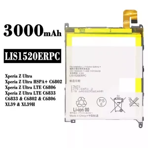 Pametni telefon Baterija LIS1520ERPC za Sony Xperia Z Ultra / Xperia Z Ultra HSPA+ C6802 / Xperia Z Ultra LTE C6806 / Xperia Z Ultra LTE C6833