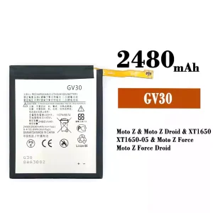 Pametni telefon Baterija GV30 za Motorola Moto Z / Moto Z Droid / Moto Z Force / Moto Z Force Droid
