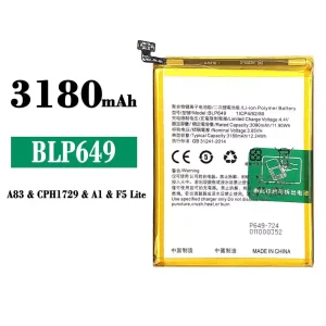 Pametni telefon Baterija BLP649 za OPPO A83 / A1 / F5 Lite / A83T
