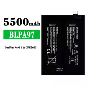 Pametni telefon Baterija BLPA97 za OPPO OnePlus Nord 4