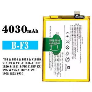 Pametni telefon Baterija B-F3 za VIVO Y93 / Y91 / Y93s / Y95 / Y90 / Y91C