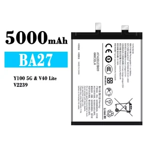 Pametni telefon Baterija BA27 za VIVO Y100 5G/V40 Lite